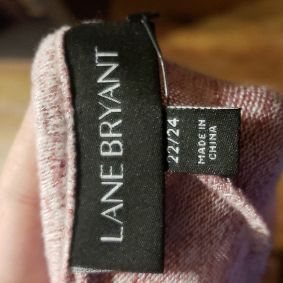 Lane Bryant pink space dye half sleeve comfy dress - Picture 6 of 7